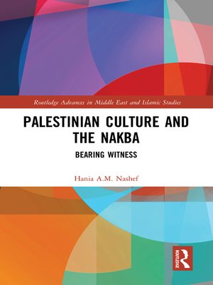 cover image of Palestinian Culture and the Nakba